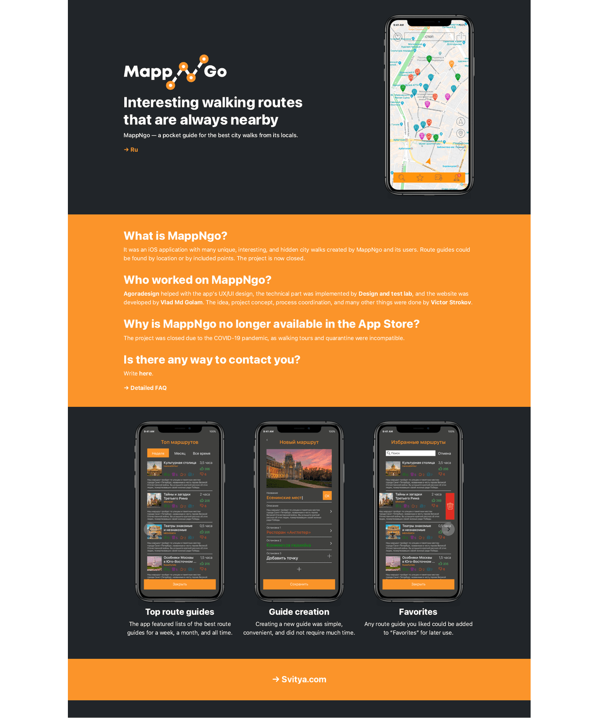 MappNgo: Archived website homepage